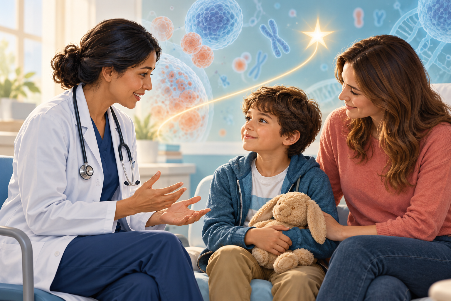Hopeful pediatric oncology consultation